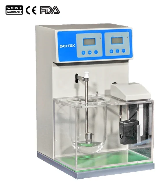 Disintegration Tester with Stainless Steel Basket